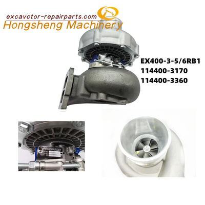 114400-3170 στροβιλοσυμπιεστής Hitachi ex400-3 ex400-5 μηχανή 6RB1 εκσκαφέων 114400-3360